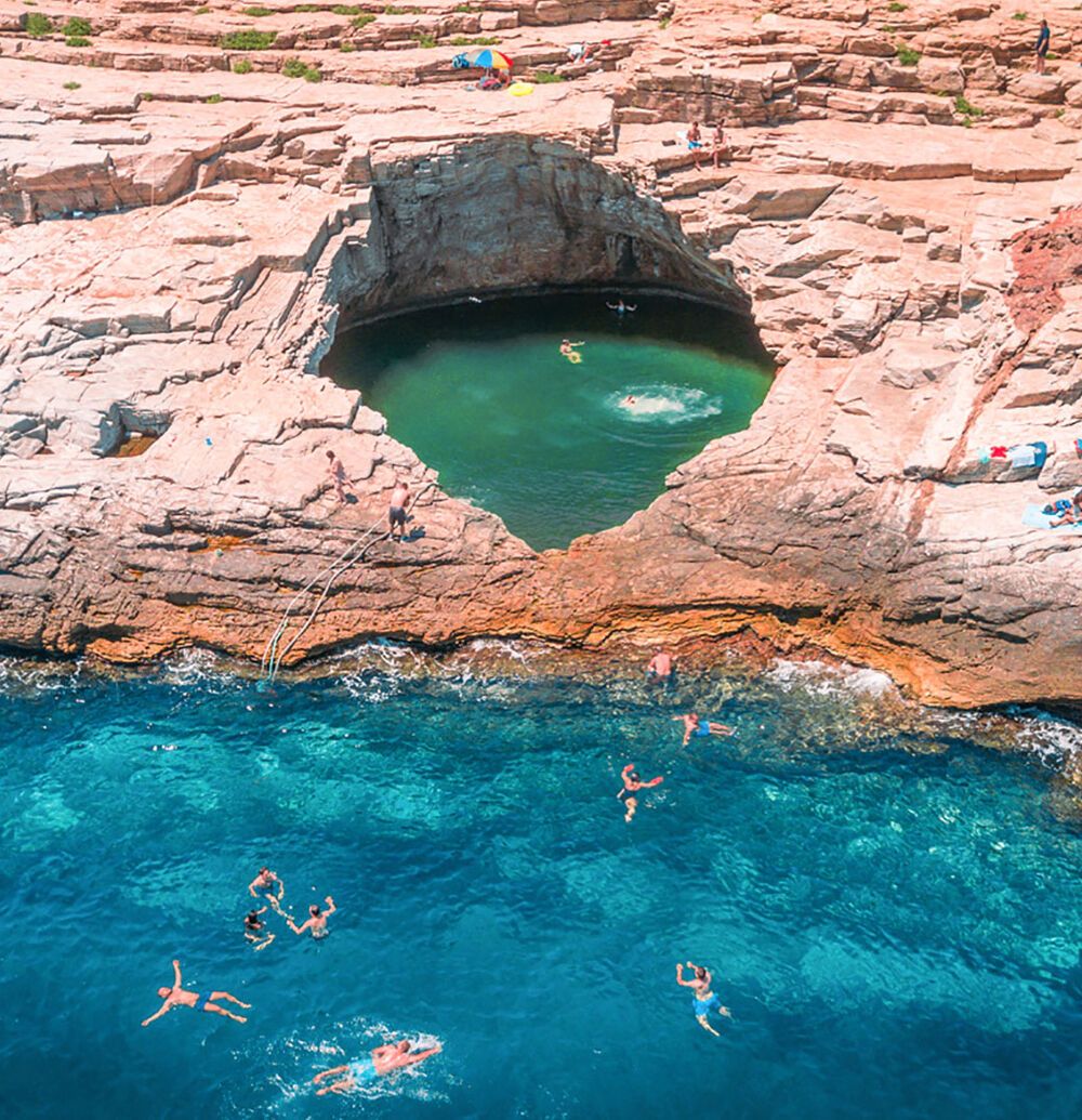 Giola Lagoon — the rock pool